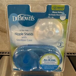 Dr. Brown's Nipple Shields with Sterilizer Case